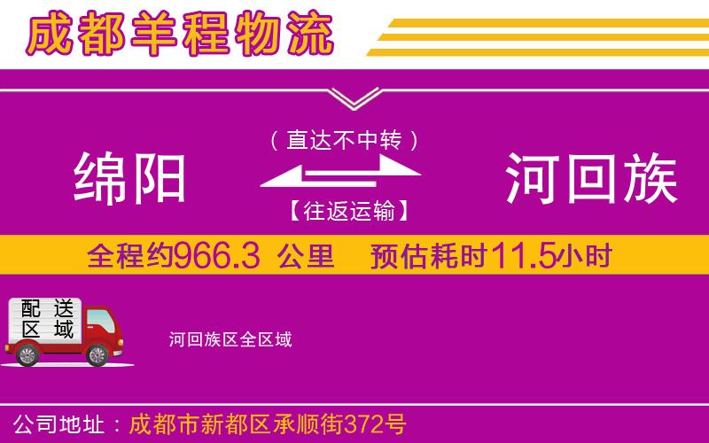 綿陽(yáng)到瀍河回族區(qū)物流公司