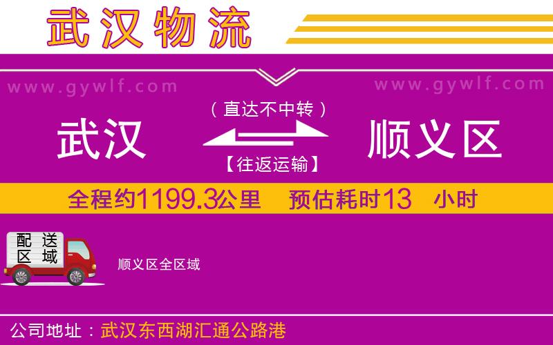 武漢到順義區(qū)物流專(zhuān)線(xiàn)