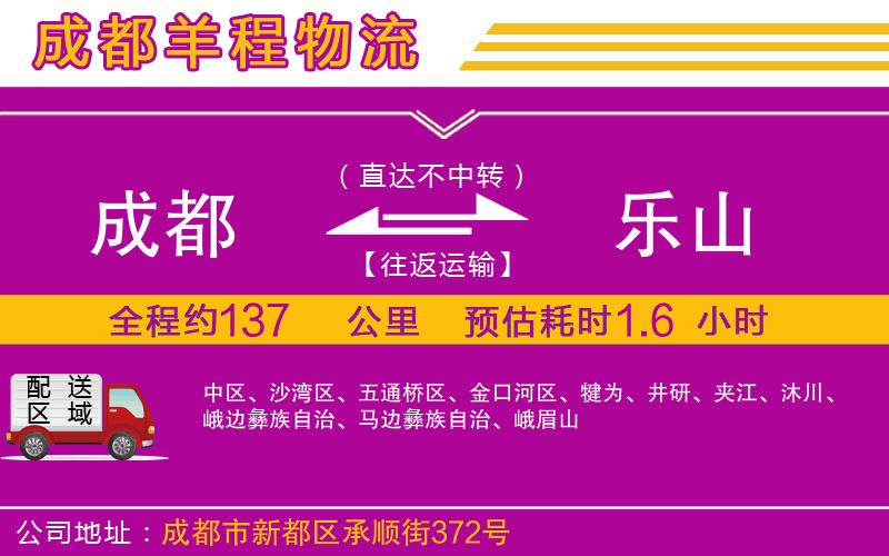 成都至樂山專線