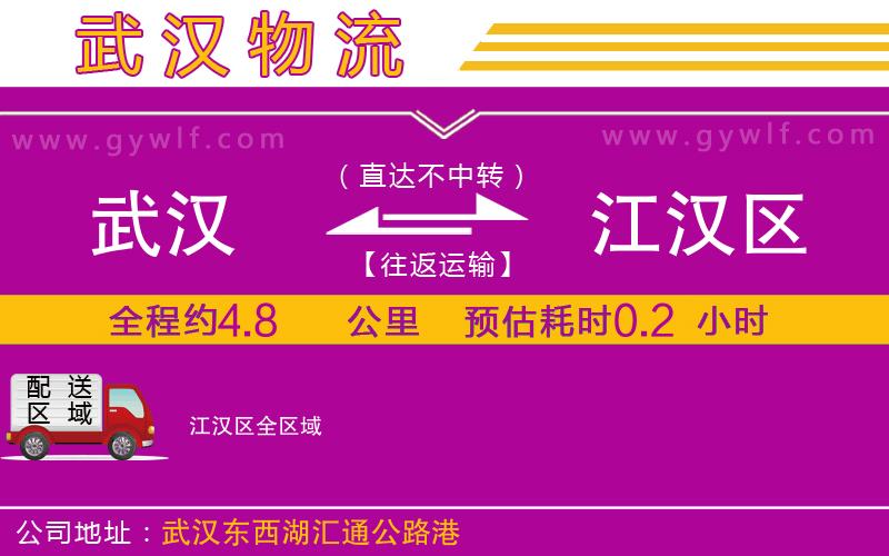 武漢到江漢區(qū)貨運(yùn)公司