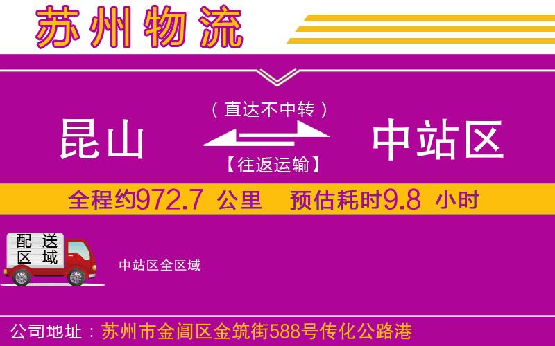 昆山到中站區(qū)物流公司