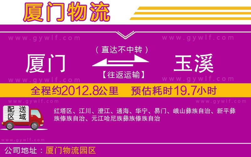 廈門到玉溪物流公司