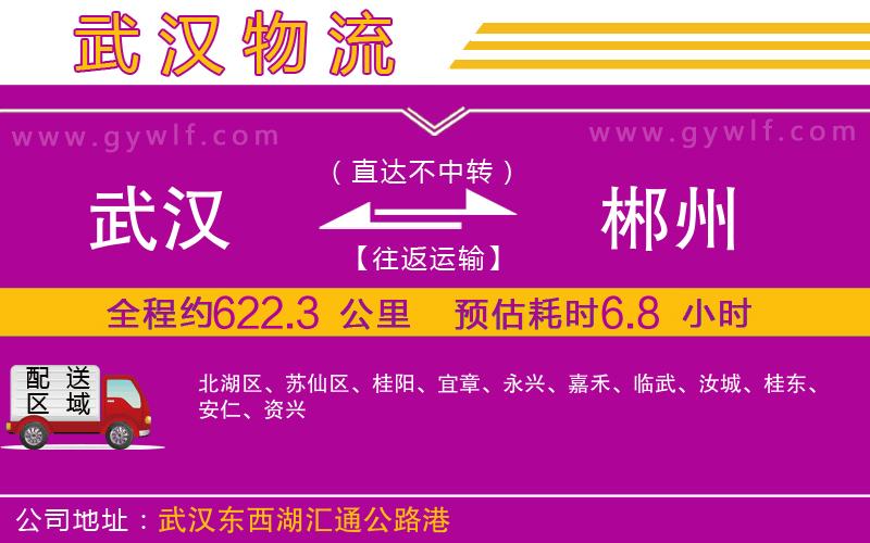 武漢到郴州貨運(yùn)公司