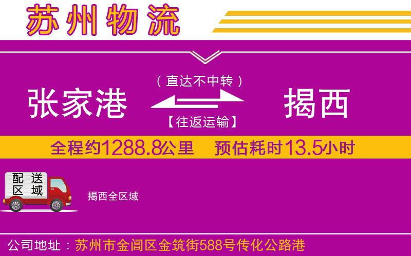 張家港到揭西物流公司