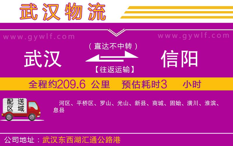 武漢到信陽貨運(yùn)公司