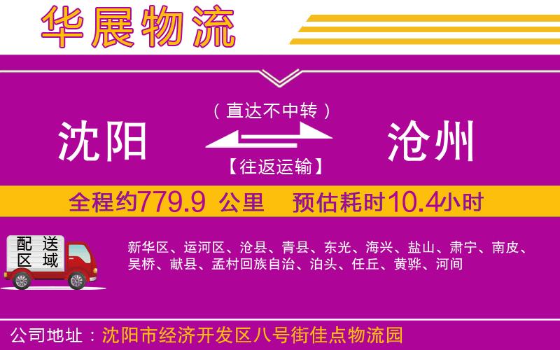 沈陽(yáng)到滄州物流公司