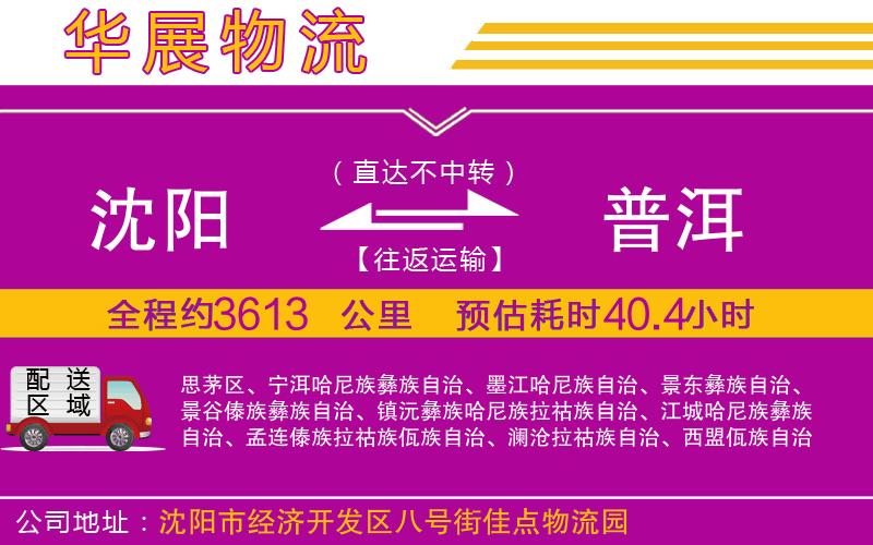 沈陽(yáng)到普洱物流公司