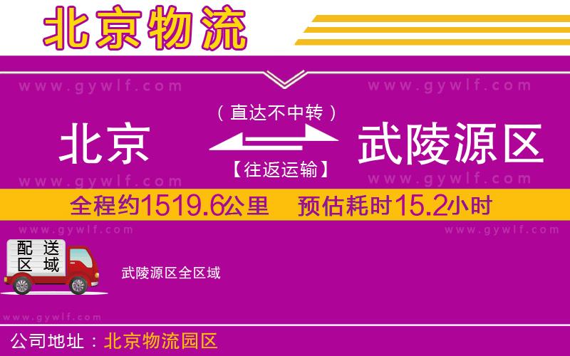 北京到武陵源區(qū)物流公司