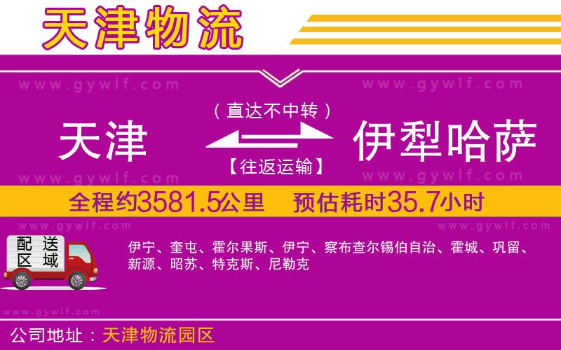 天津到伊犁哈薩克自治州物流公司