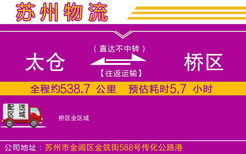 太倉到埇橋區(qū)物流公司