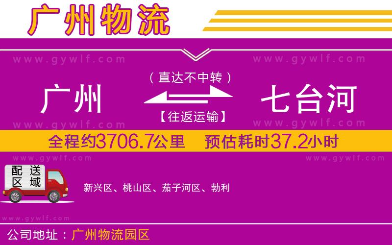 廣州到七臺河物流公司
