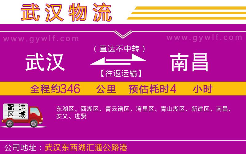 武漢到南昌貨運(yùn)公司