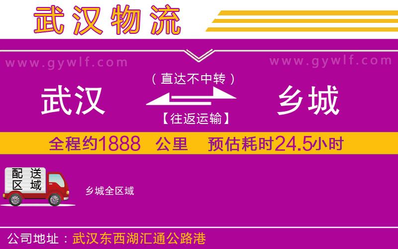 武漢到鄉(xiāng)城物流公司