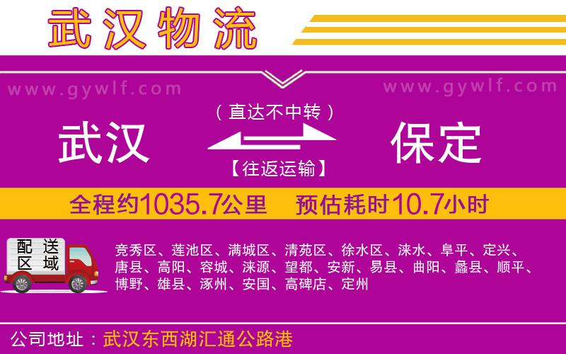 武漢到保定貨運(yùn)公司