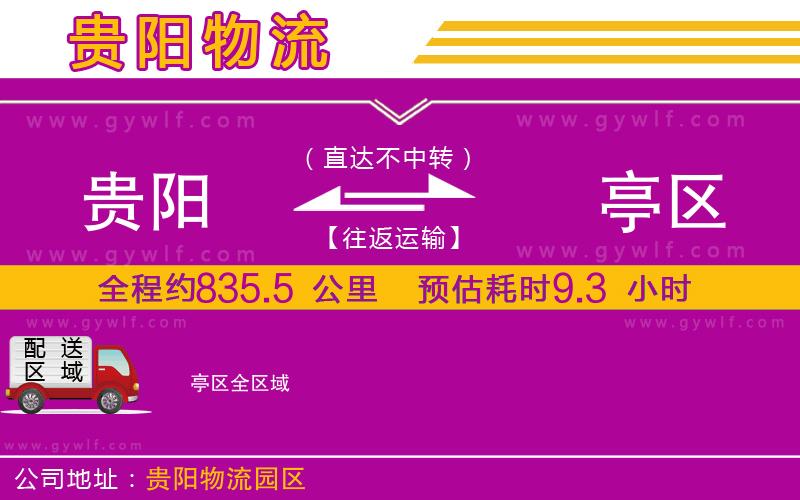 貴陽(yáng)到猇亭區(qū)物流公司
