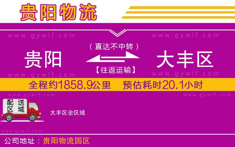 貴陽(yáng)到大豐區(qū)物流公司