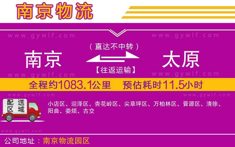 南京到太原物流公司