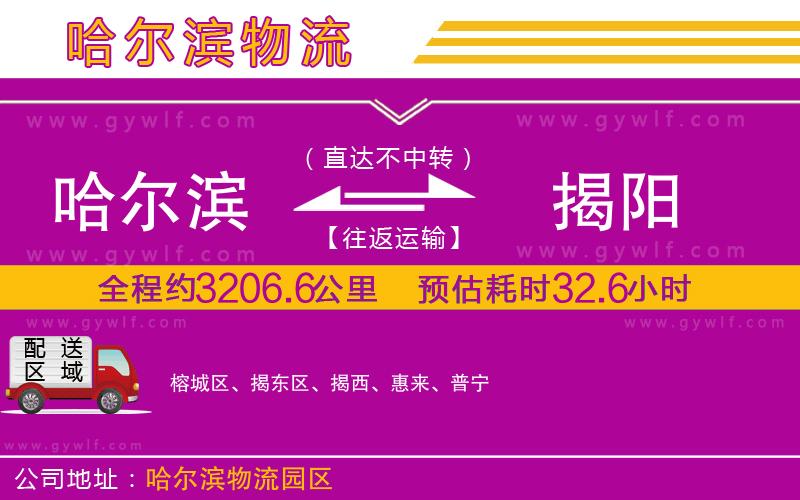 哈爾濱到揭陽(yáng)物流公司