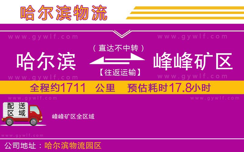 哈爾濱到峰峰礦區(qū)物流公司