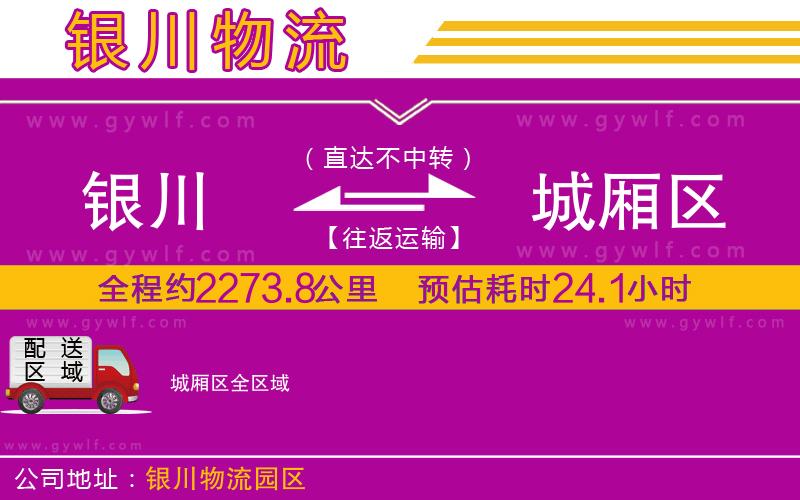 銀川到城廂區(qū)物流公司