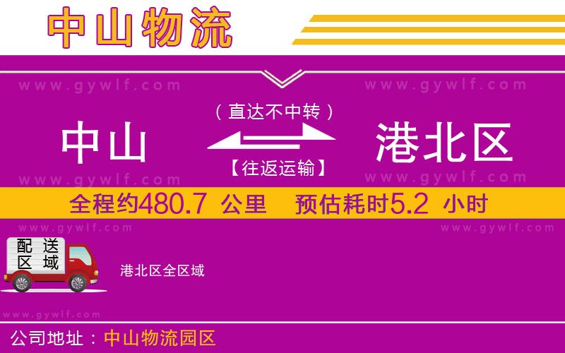 中山到港北區(qū)物流公司