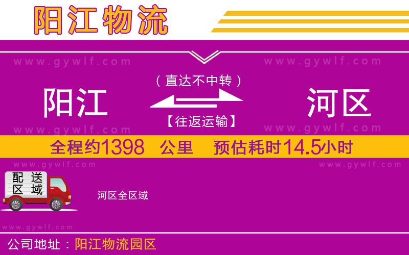 陽(yáng)江到?jīng)负訁^(qū)物流公司