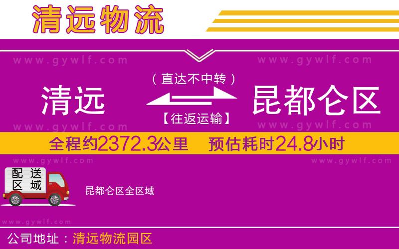 清遠(yuǎn)到昆都侖區(qū)物流公司