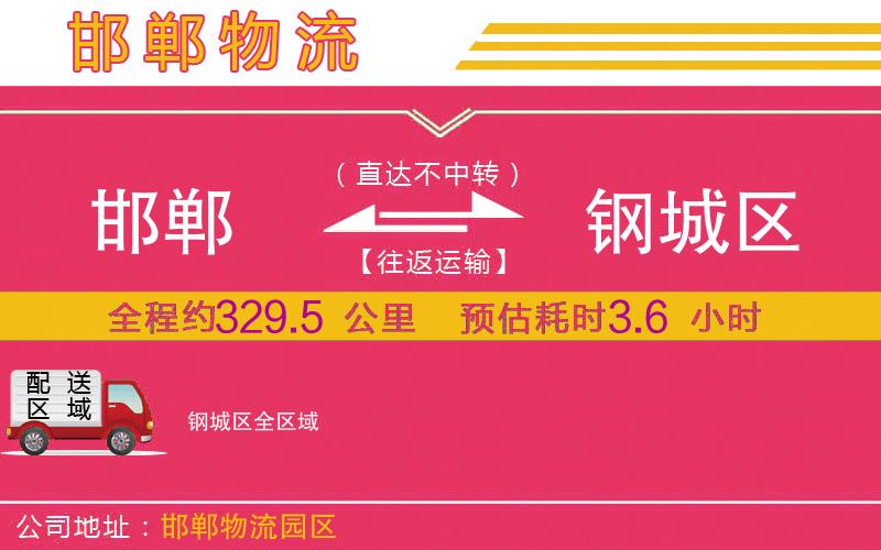 邯鄲到鋼城區(qū)物流公司