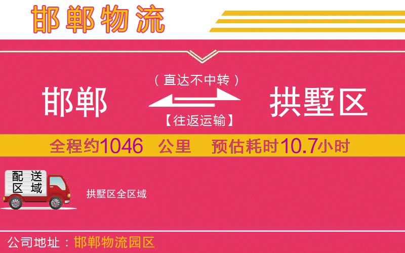 邯鄲到拱墅區(qū)物流公司