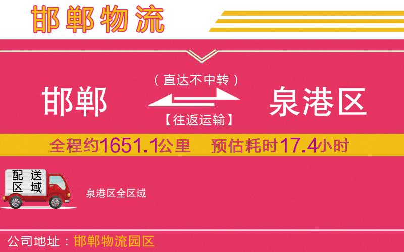 邯鄲到泉港區(qū)物流公司