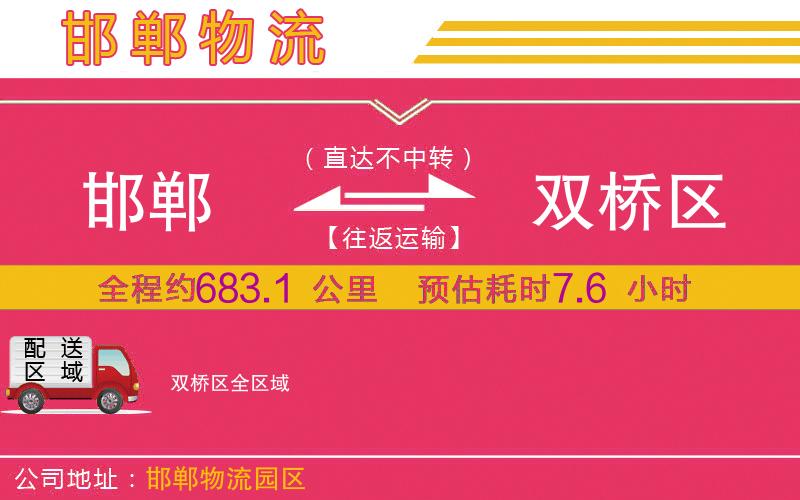 邯鄲到雙橋區(qū)物流公司
