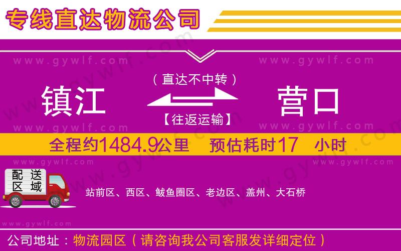 鎮(zhèn)江到營口物流公司