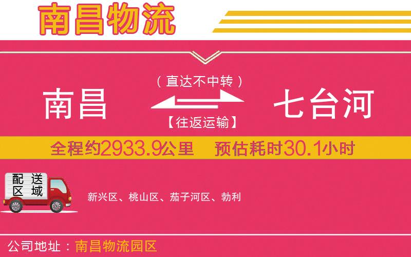 南昌到七臺河物流公司