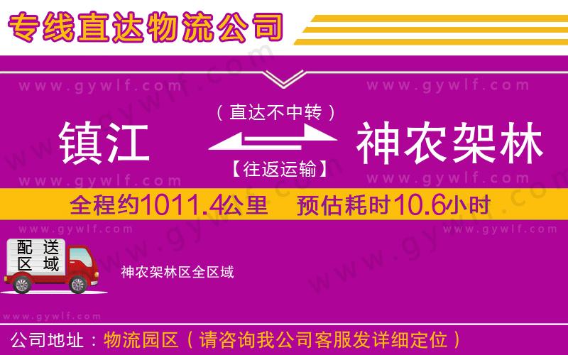 鎮(zhèn)江到神農架林區(qū)物流公司