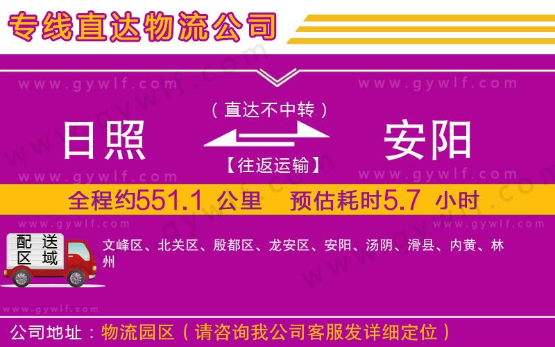 日照到安陽(yáng)物流公司