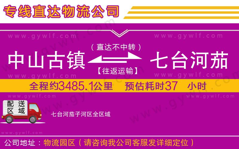 中山古鎮(zhèn)到七臺(tái)河茄子河區(qū)物流公司