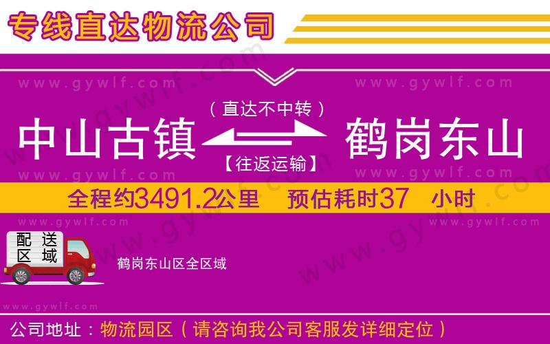 中山古鎮(zhèn)到鶴崗東山區(qū)物流公司