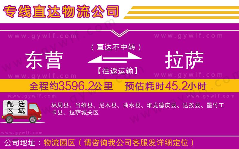 東營到拉薩物流公司