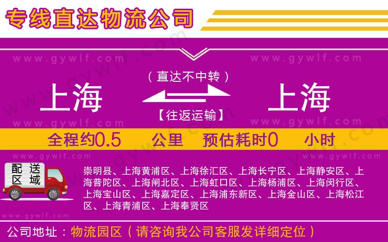 上海到上海貨運公司