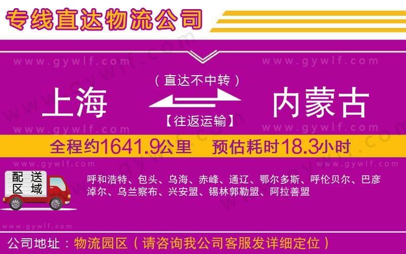 上海到內(nèi)蒙古貨運(yùn)專(zhuān)線