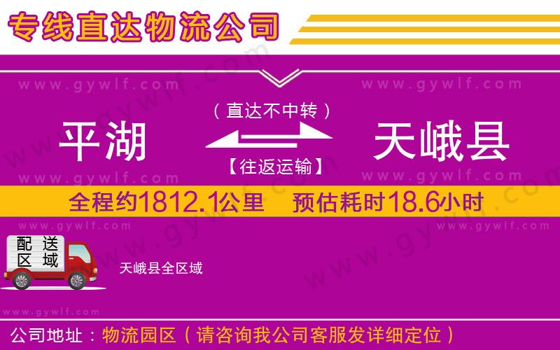 平湖到天峨縣物流公司