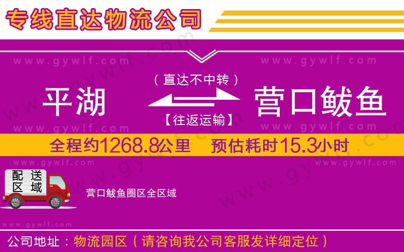 平湖到營(yíng)口鲅魚圈區(qū)物流公司