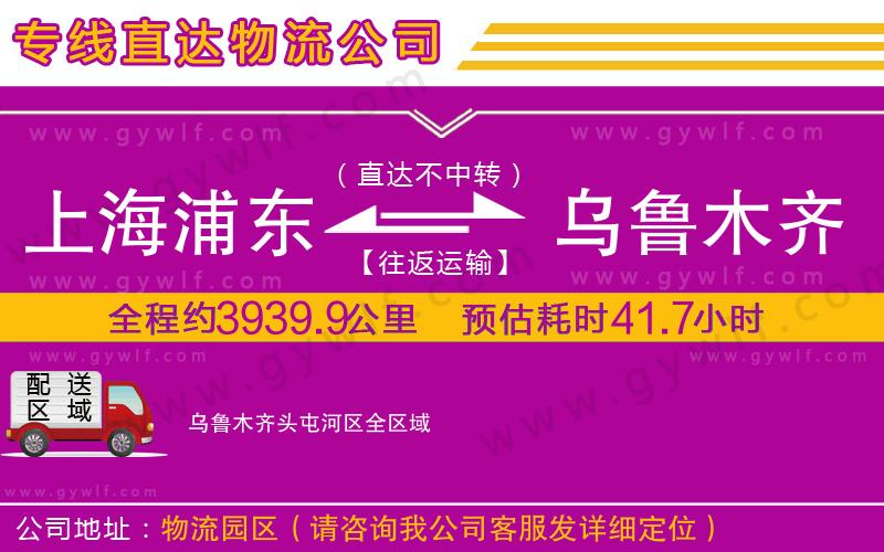 上海浦東區(qū)到烏魯木齊頭屯河區(qū)物流公司