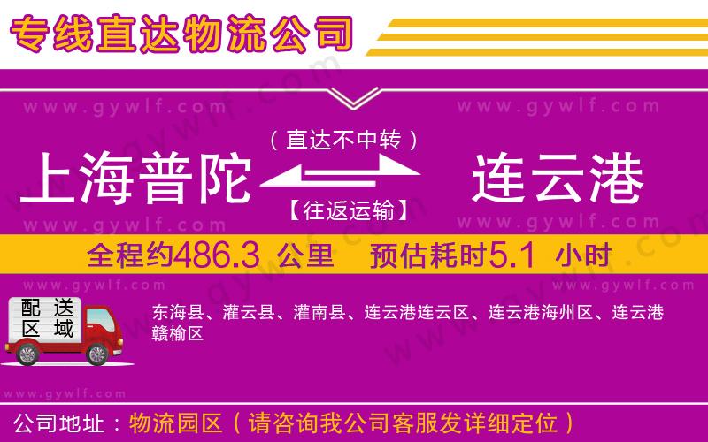 上海普陀區(qū)到連云港物流公司