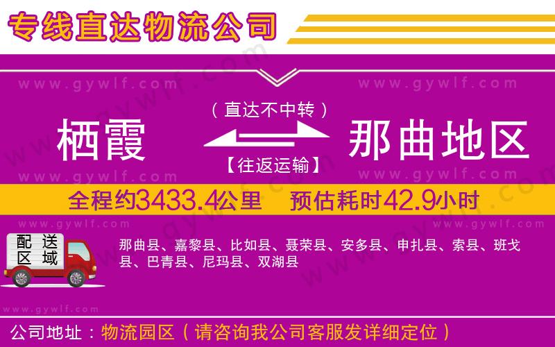 棲霞到那曲地區(qū)物流公司